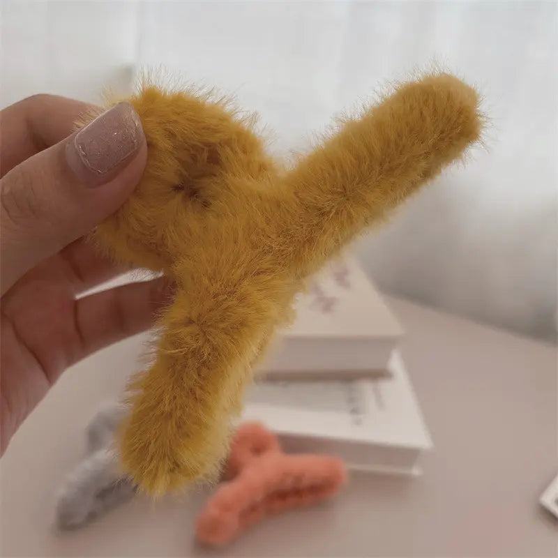Plush Claw Clip